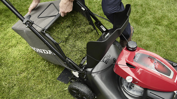 Honda HRN – výkon zberu trávy