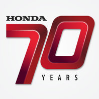 Logo sedemdesiateho v&yacute;ročia spoločnosti Honda.