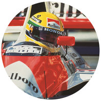 Senna v pretekárskom automobile Honda Formula 1.