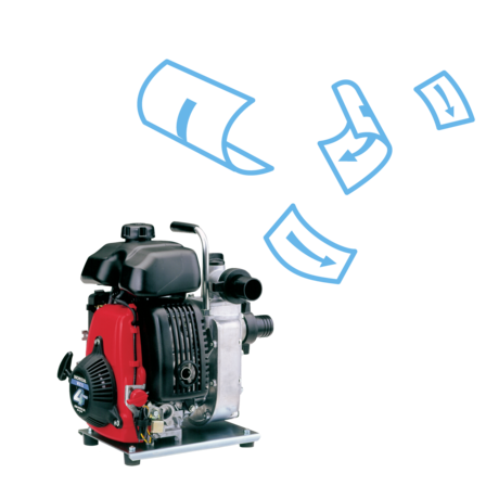 Obrázok brožúry s vodnými čerpadlami.