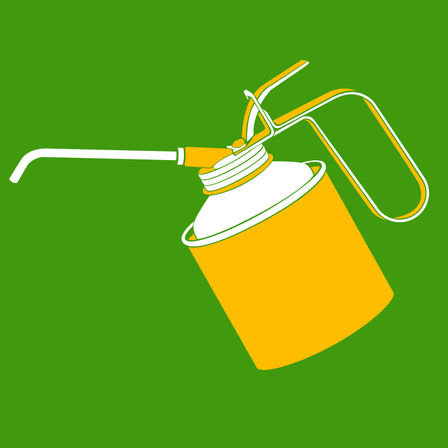 Obr&aacute;zok olejovej plechovky.