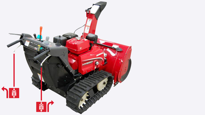 Predn&yacute; troj&scaron;tvrťov&yacute; pohľad zľava na model Hybrid so zameran&iacute;m na p&aacute;ky.